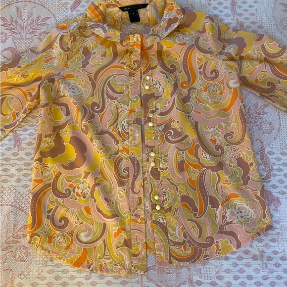 Marc Jacobs Retro Paisley Blouse - Picture 4 of 11